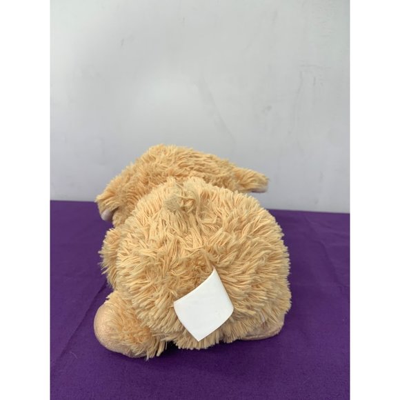 8 Inch Cream Sheep Tom’s Toys International Pink Bow with Blue Dots - Picture 3 of 9